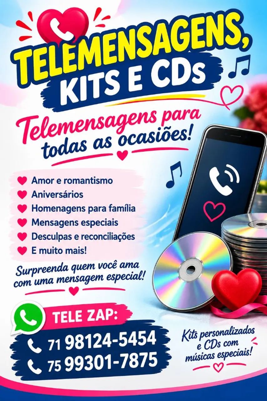 Telemensagens e kits