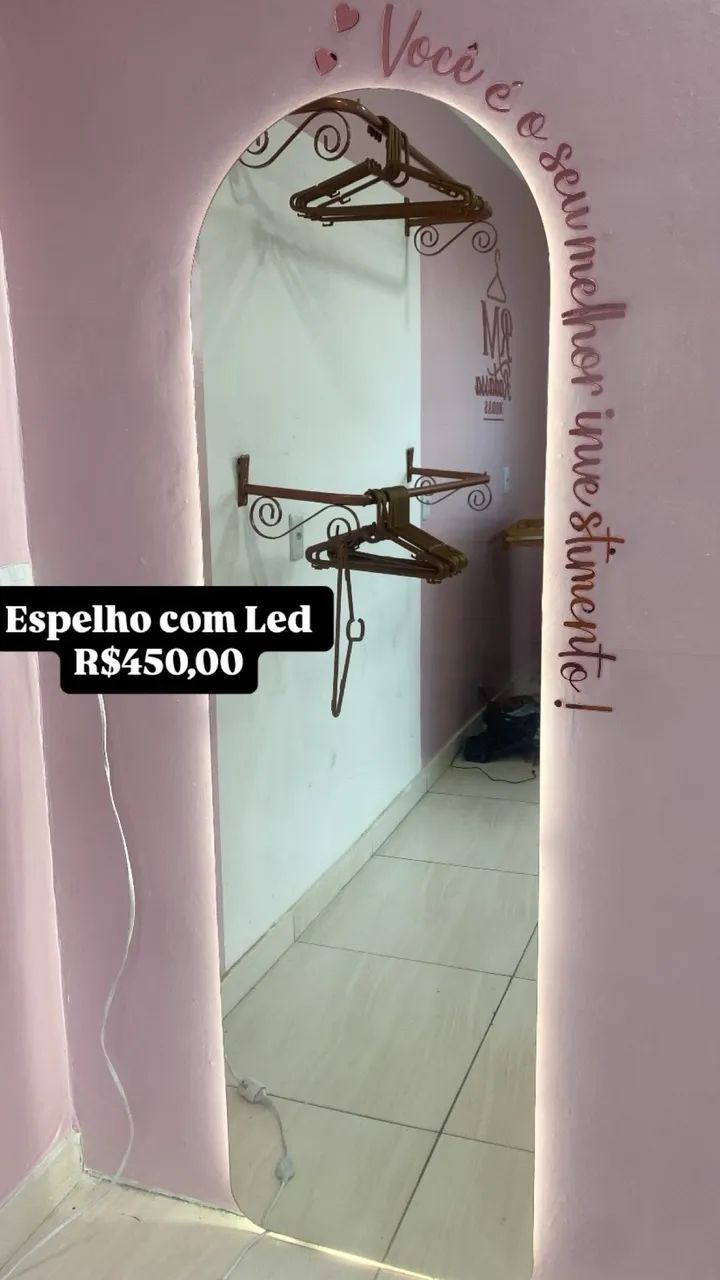 Espelho com led 