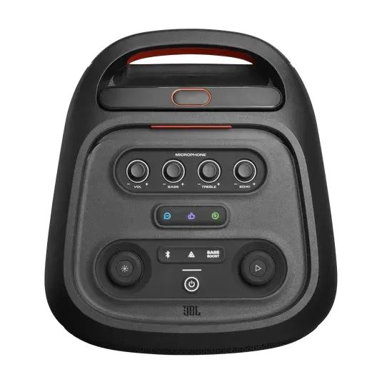 JBL PartyBox Stage 320 240W RMS Bluetooth com Bateria, Rodas e Luzes - Nova - Foto 4