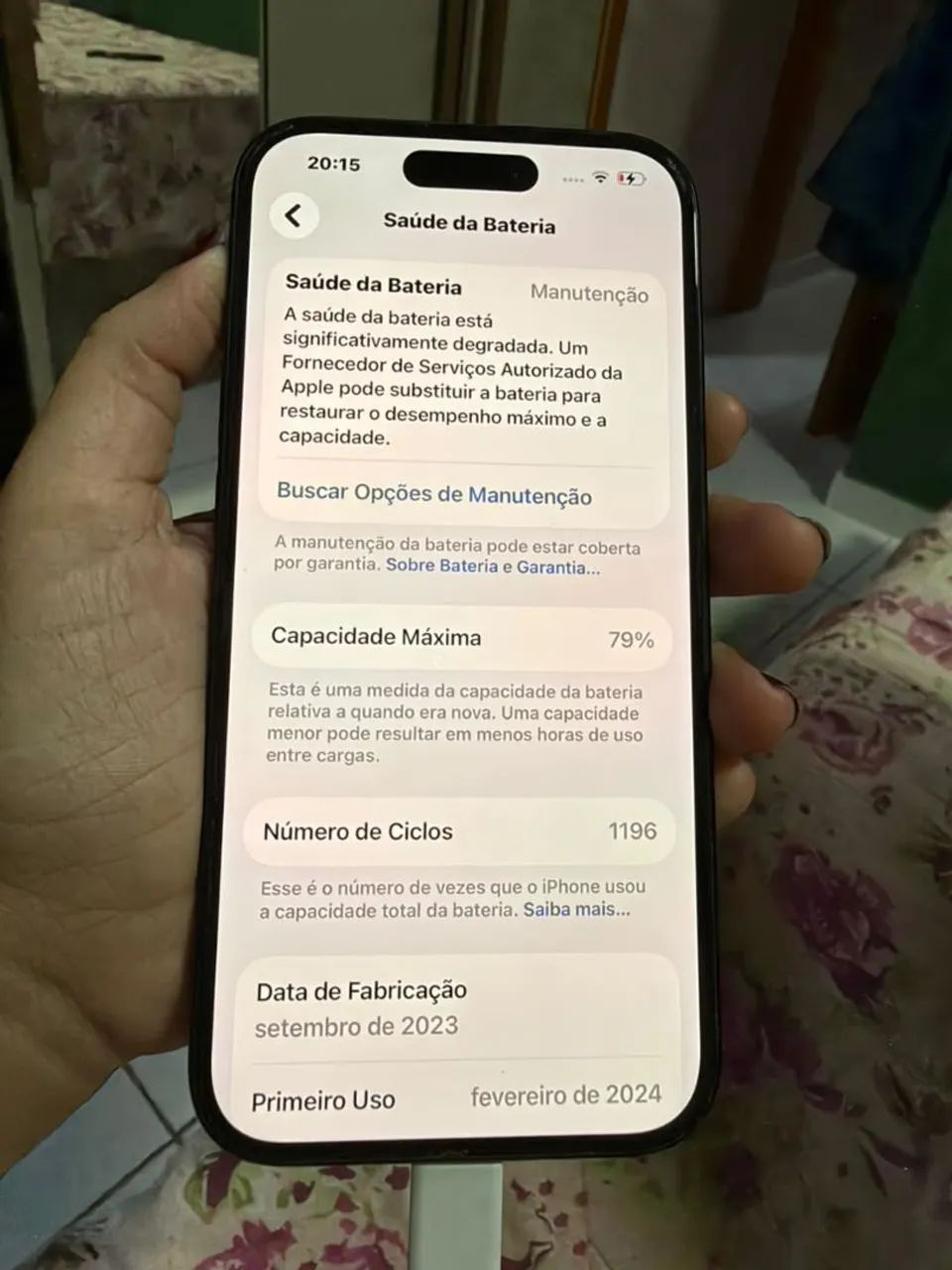 Iphone 15 128gigas Seminovo - Foto 5