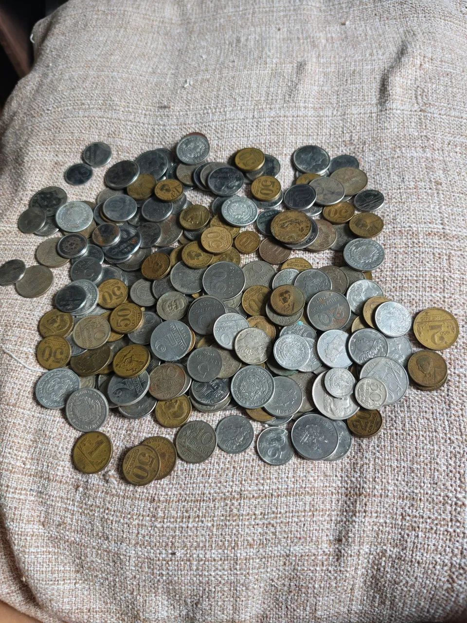 Lote Moedas Antigas BR