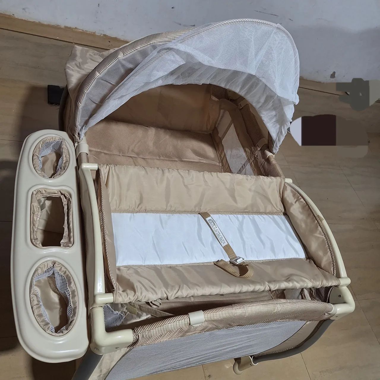 Berço Burigotto Cercado Aconchego Bebê com trocado Infantil - Foto 5