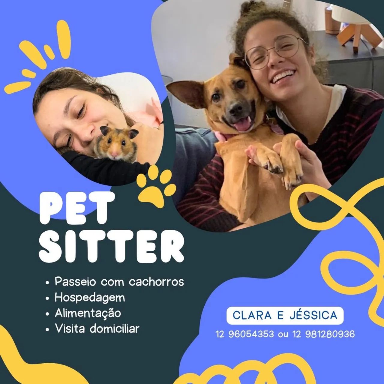 Petsitter cuidadora de pet cachorro gato