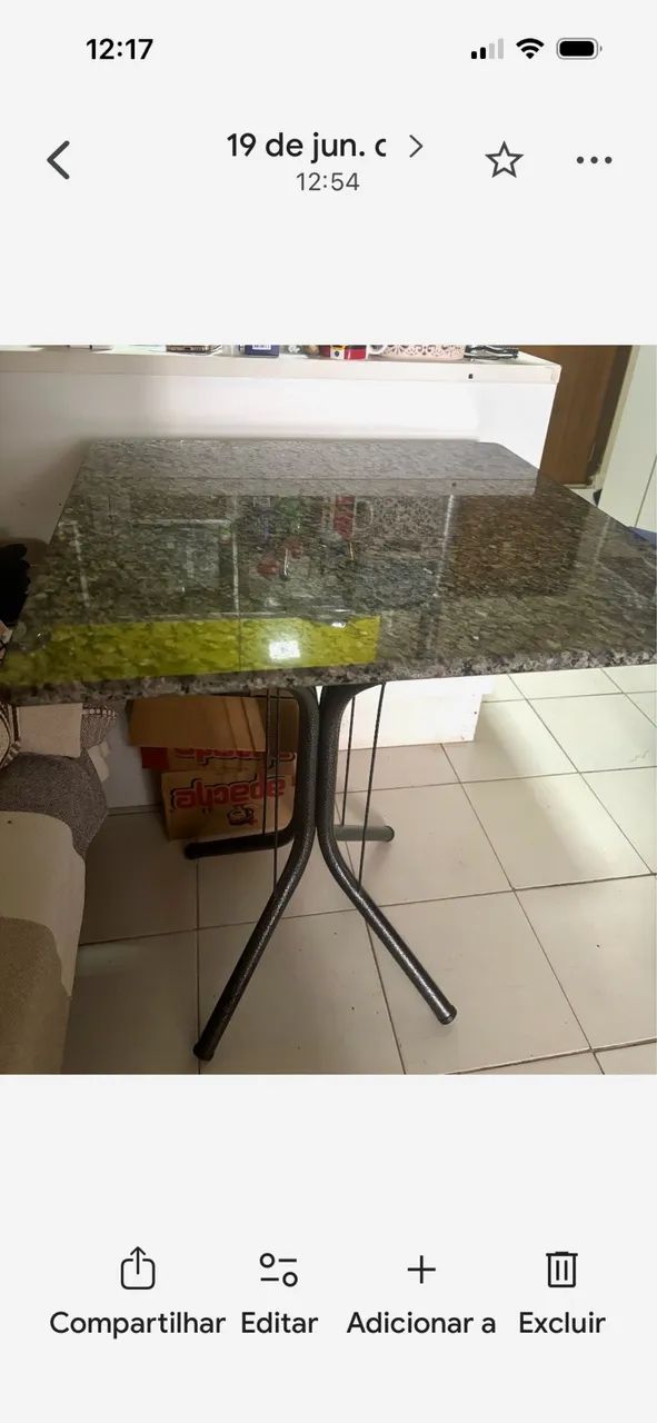 Mesa Granito 70x70cm