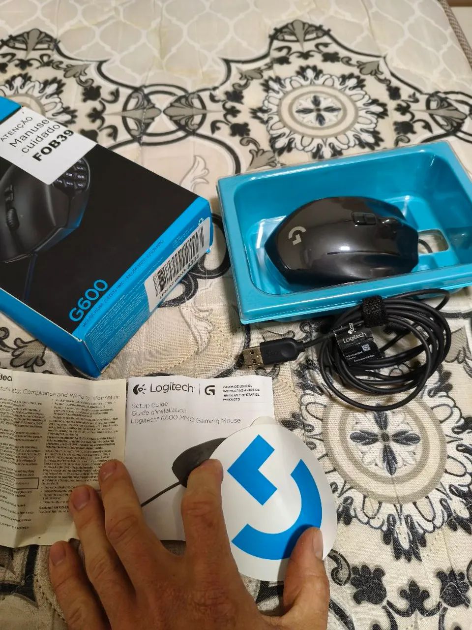 Mouse gamer Logitech G600 MMO - Foto 2