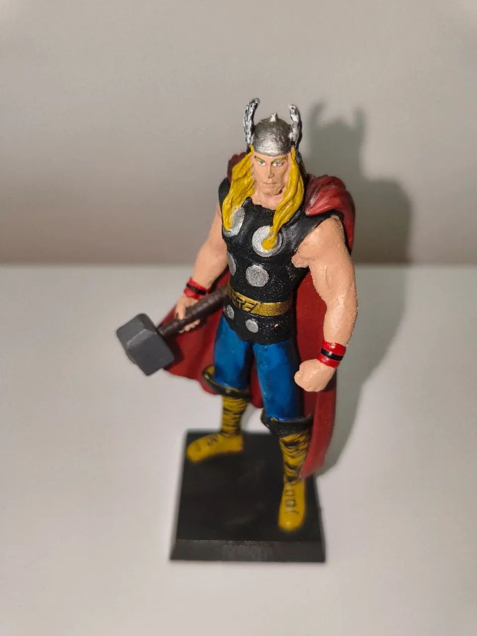 Miniatura Thor Eaglemoss Marvel #15 Metal + Caixa + Fascículo