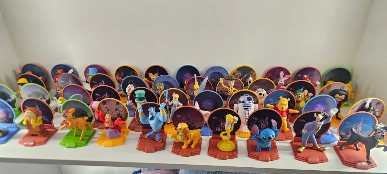 Coleção COMPLETA DISNEY 50 ANOS McDonald's 