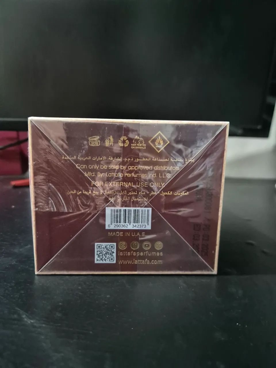 Lattafa Kamrah Dukhan Novo e Lacrado  - Foto 3