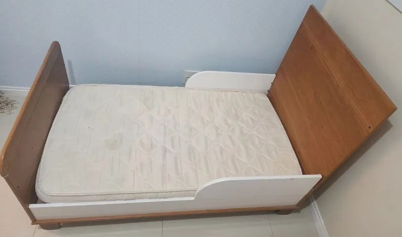Cama / Berço Infantil MDF com Colchão - Foto 2