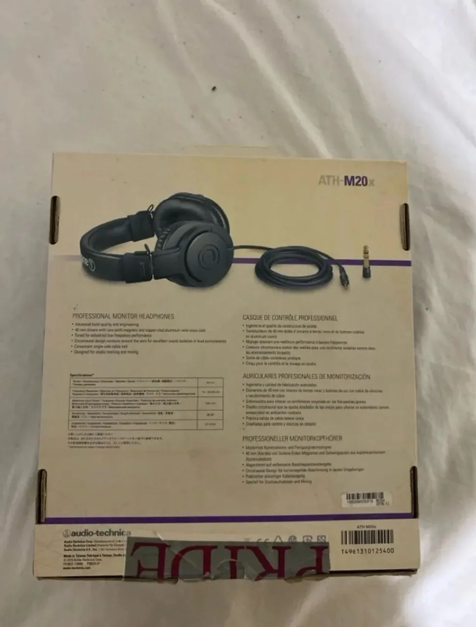 Fone de Ouvido Áudio Technica ATH - M20X - Foto 3