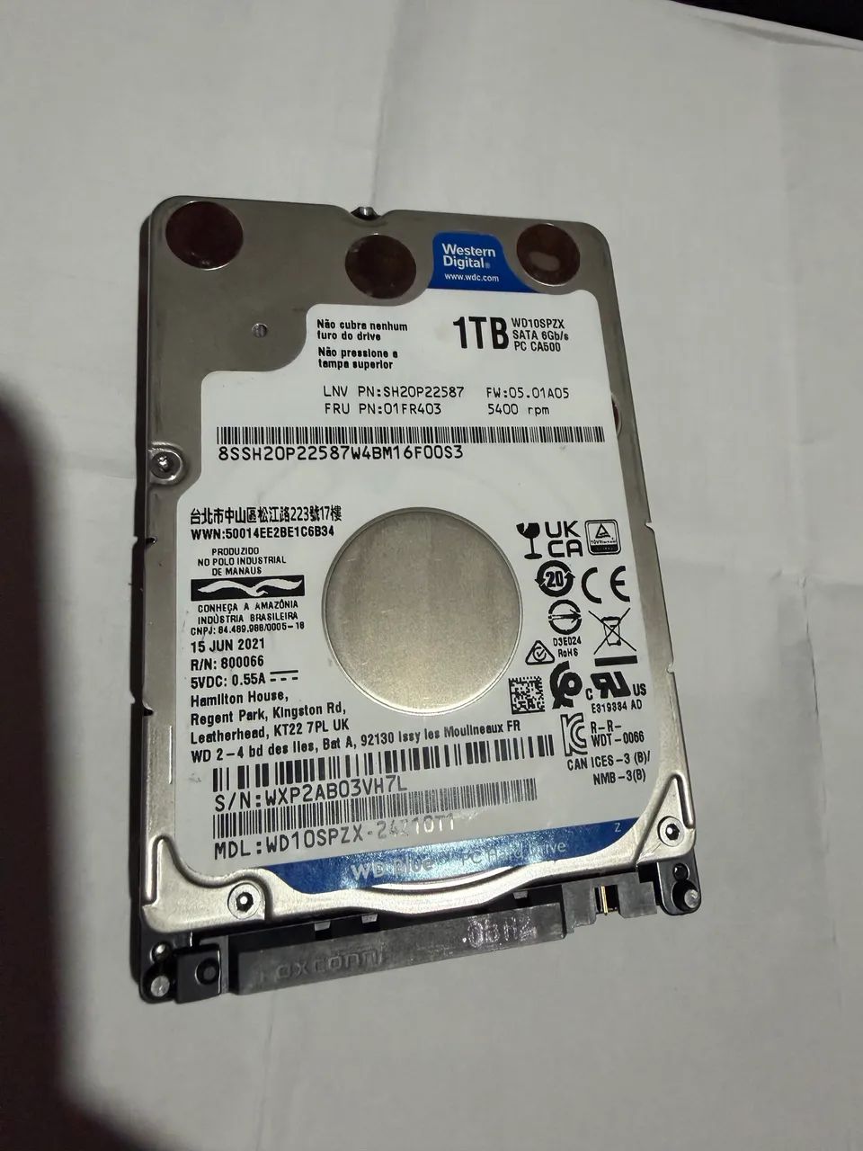 Hd 1 tb . Novo!