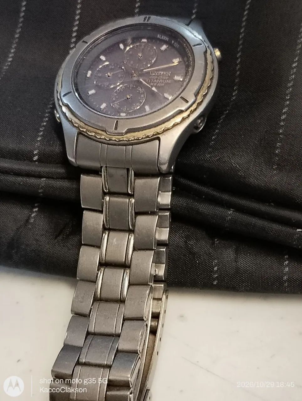  Relógio Citizen Eco-Drive ( Base de Titanium) - Foto 5