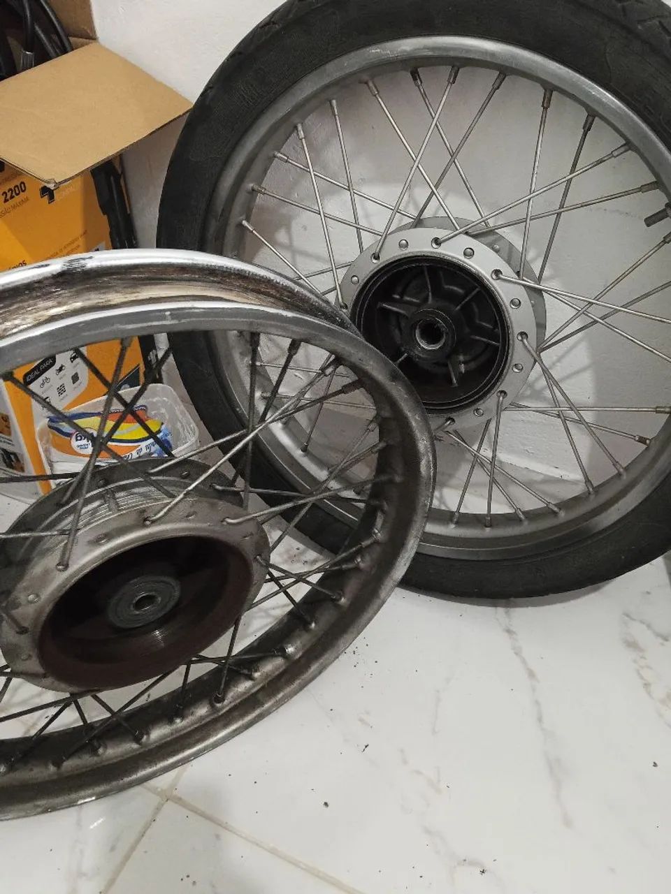 Par de rodas cg 125 - Foto 2