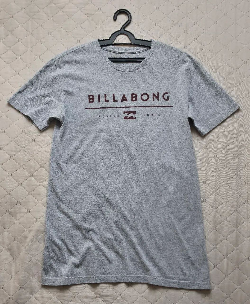 Camisa Billabong Original Cinza Tamanho P 74x46