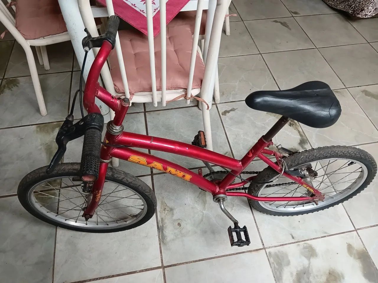 Bicicleta Infantil Aro 20 Usada - Foto 3
