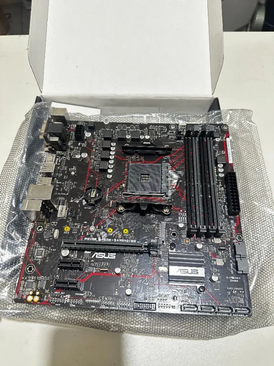 Placa-mãe Asus Am4 Prime B450m-gaming/br - Foto 3