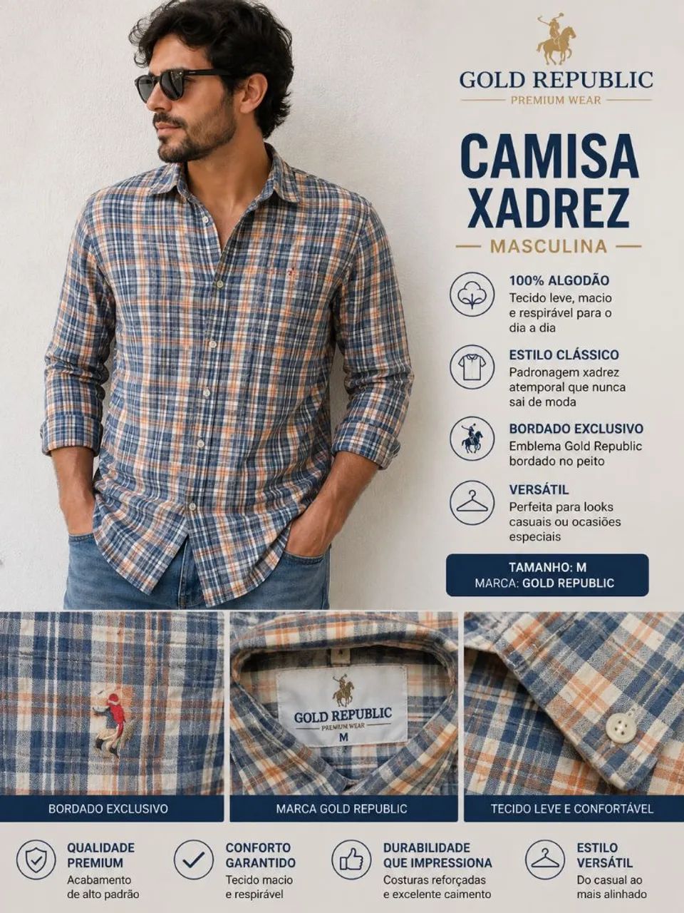 Camisa Golf Republic
