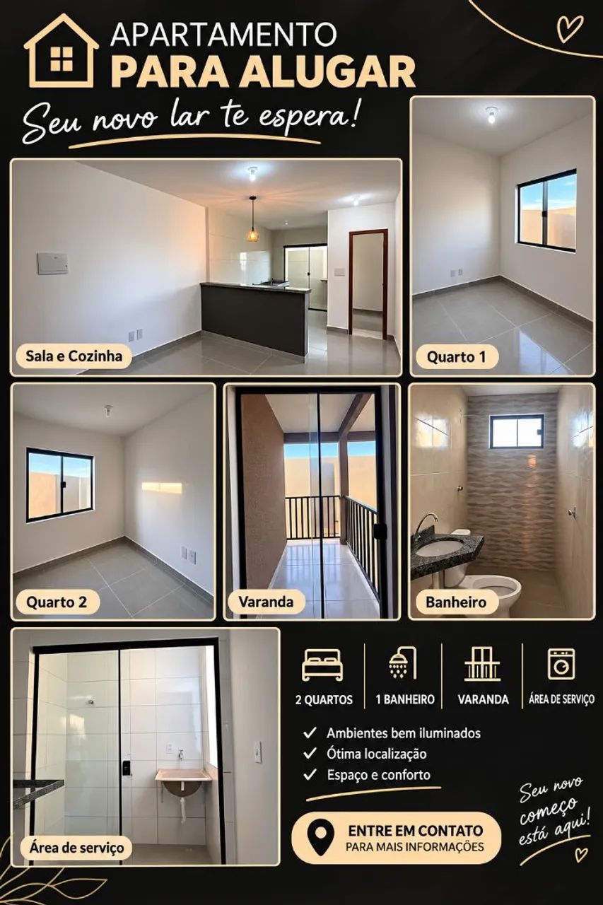 Aluga-se Apartamento novo