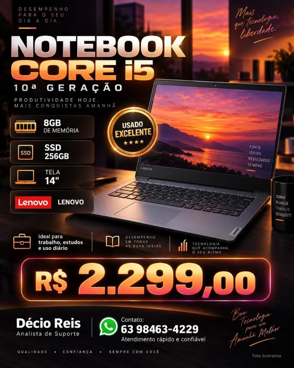 Notebook Core i5 