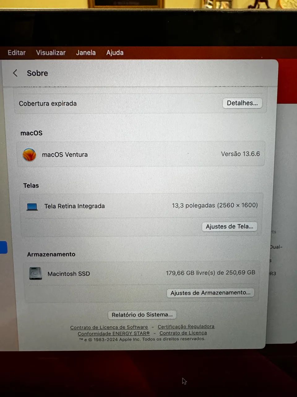 MacBook Air 2017 256GB - Foto 2