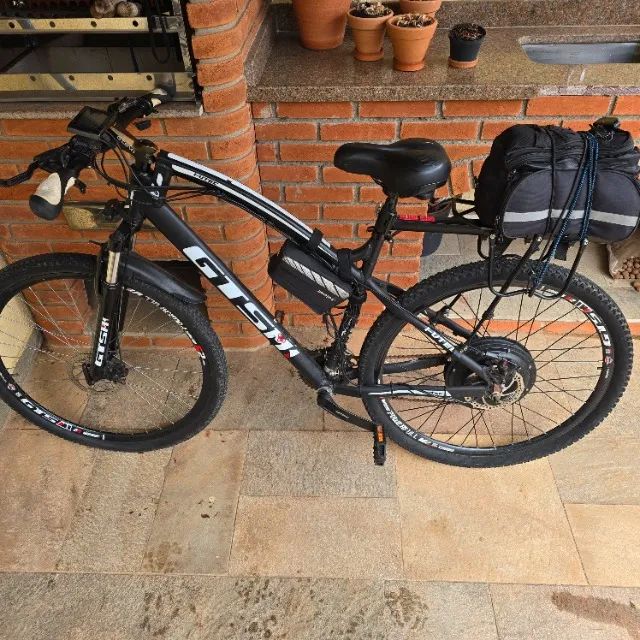 Bicicleta elétrica 1000W GTS com bateria lítio - Foto 4