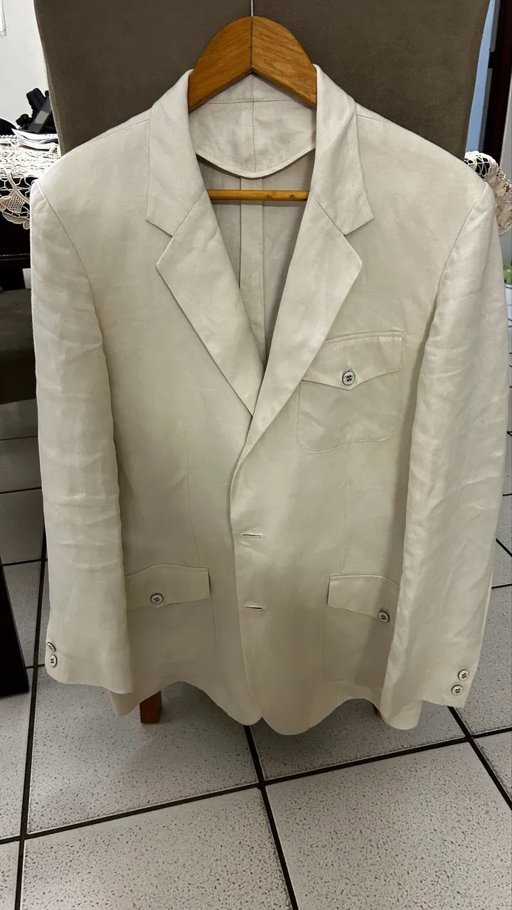 Blazer de linho off evite - Foto 3