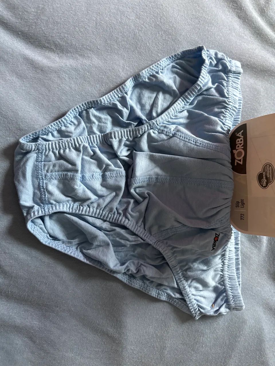 Cueca slip light azul TAM M  - Foto 2