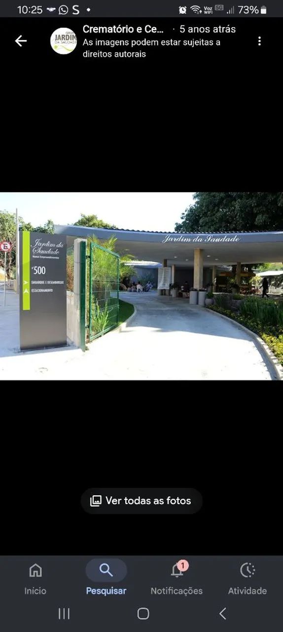 Jazigo Cemiterio e Crematorio Jardim da Saudade