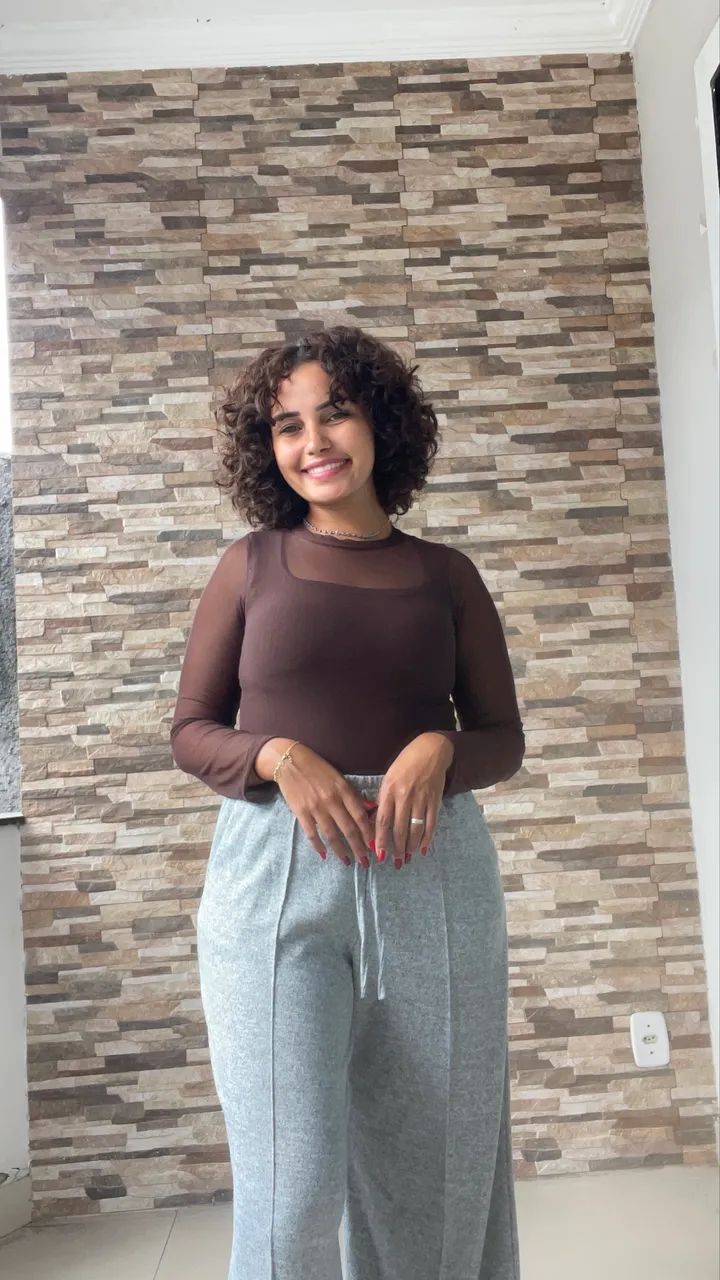 Body e blusa de tule - Foto 2