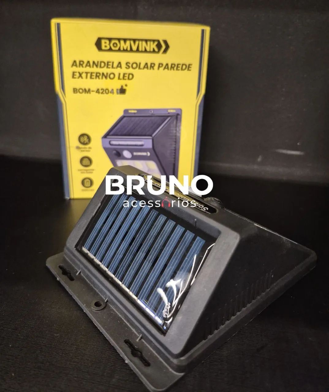Arandela Solar de Parede com sensor - Foto 3