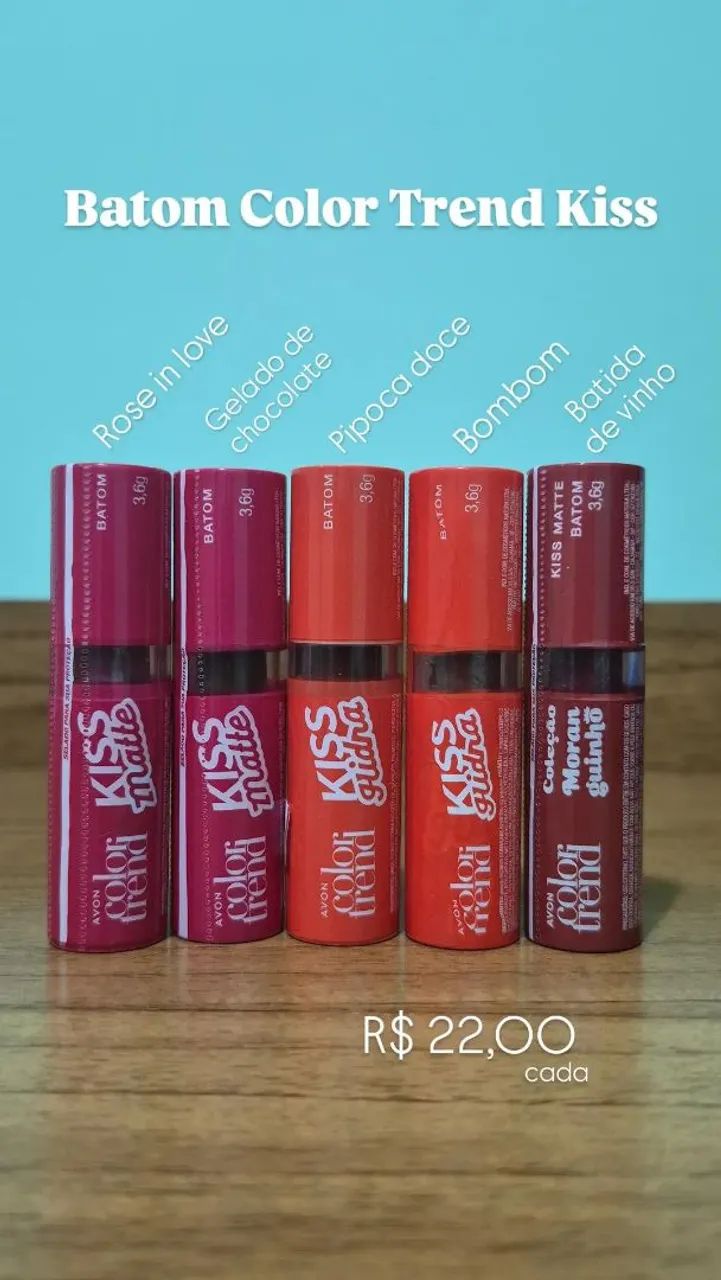 Batons Avon Color Trend - Cores Variadas