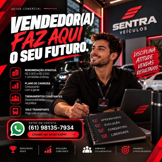 AUXILIAR DE VENDAS | SELEÇÃO ABERTA
