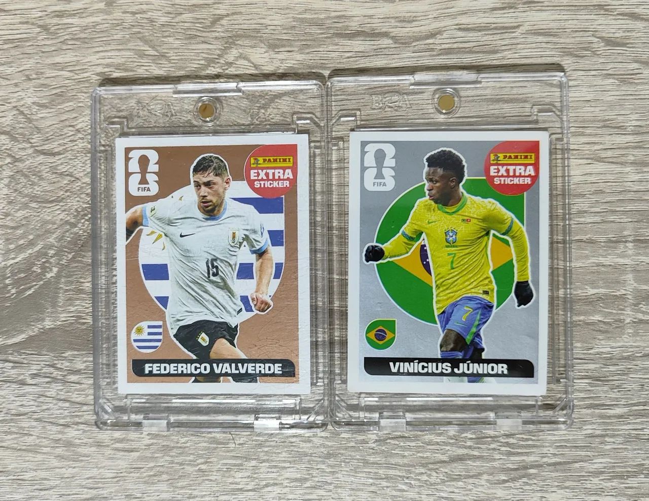 Figurinhas Legend Vini Jr e Valverde - kit 2