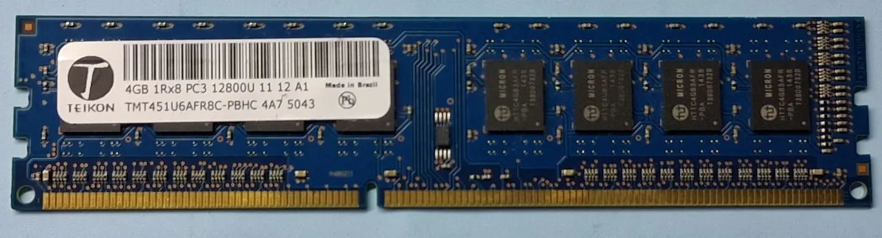 Memória DDR3 4GB 1RX8 PC3 12800 - Foto 3