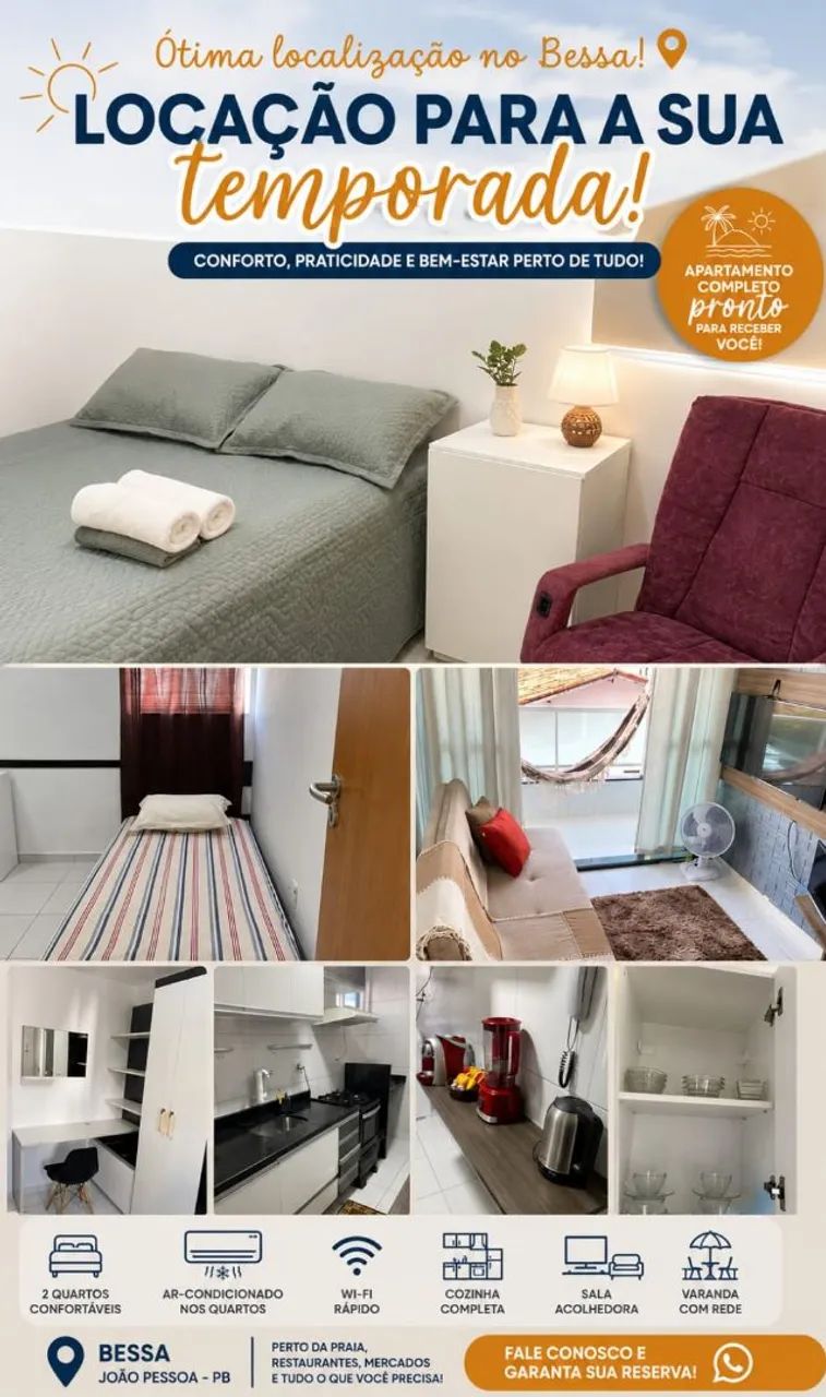 Apartamento para  temporada 