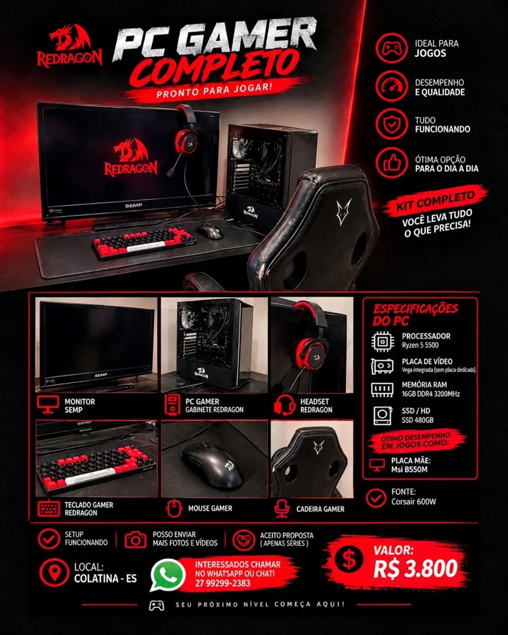 PC Gamer dos sonhos 