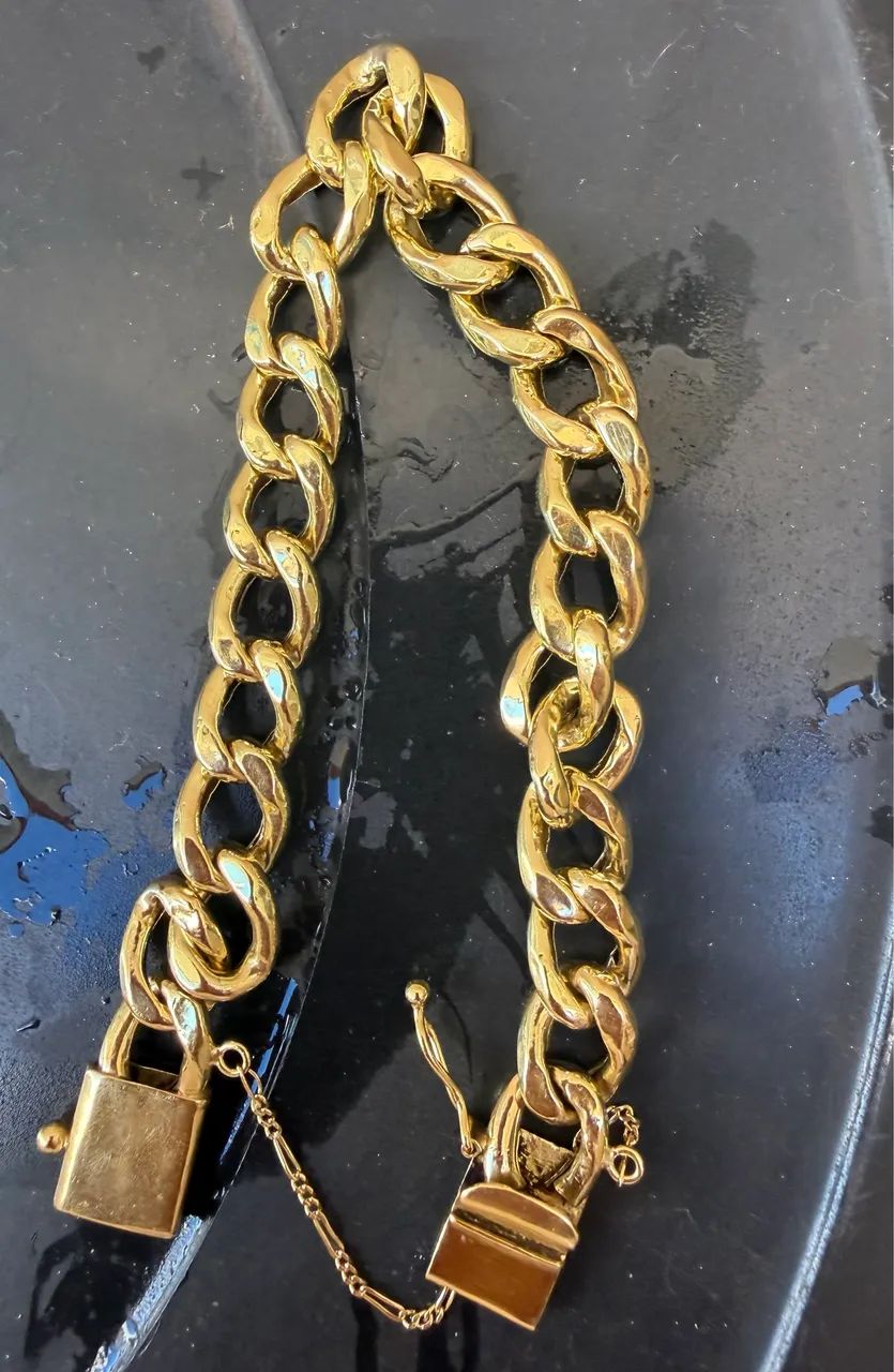Pulseira ouro 18k  - Foto 4
