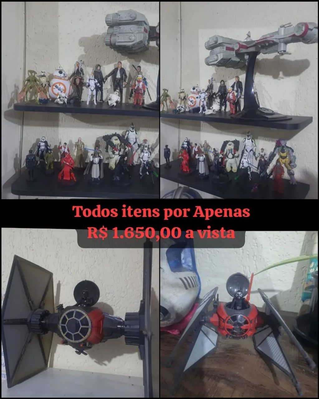 Colecionáveis Star Wars Varios
