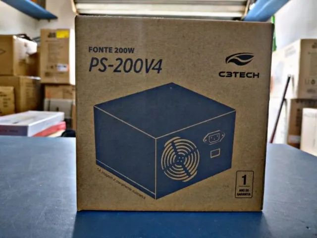 Fonte 200w Ps-200v4 Fan 8cm S/cabo C3tech  - Foto 3