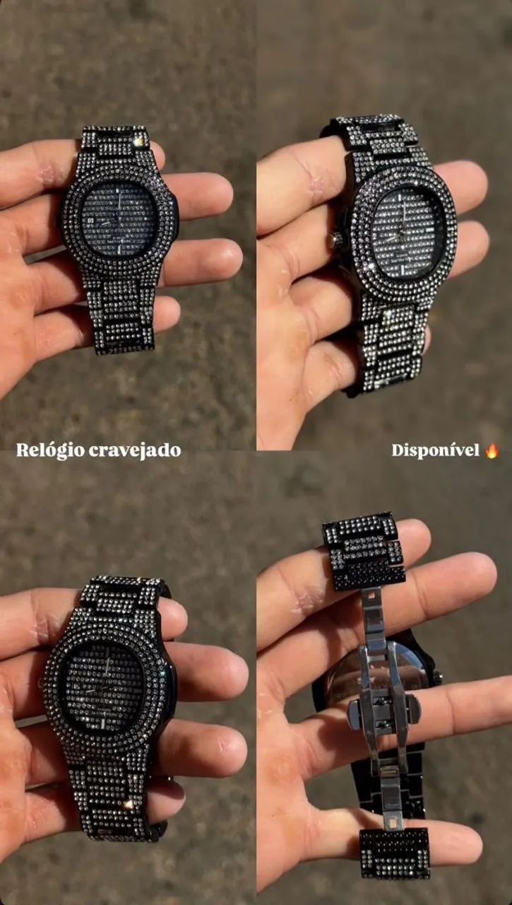 RELÓGIO CRAVEJADO 
