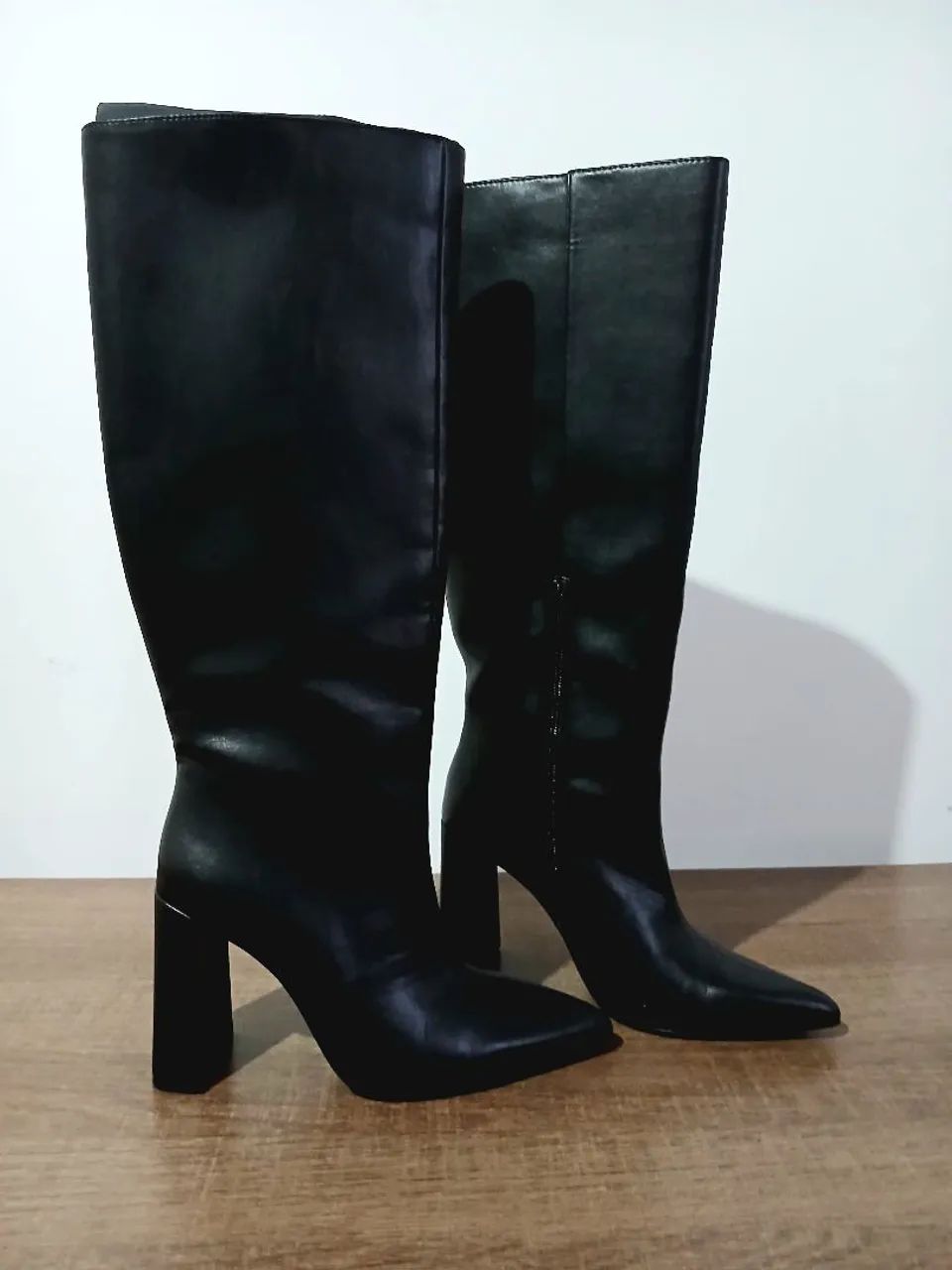 Bota Salto Alto Zara 35 - Foto 2