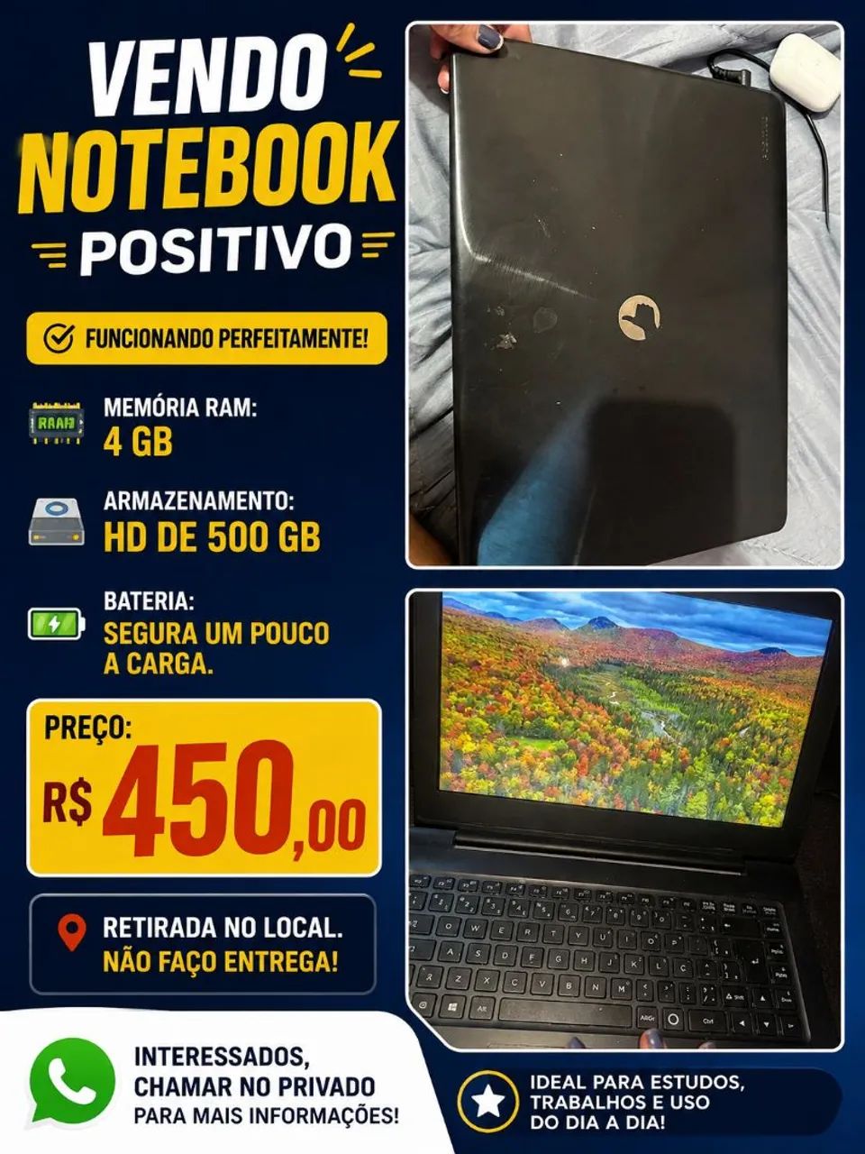 Notebook positivo 