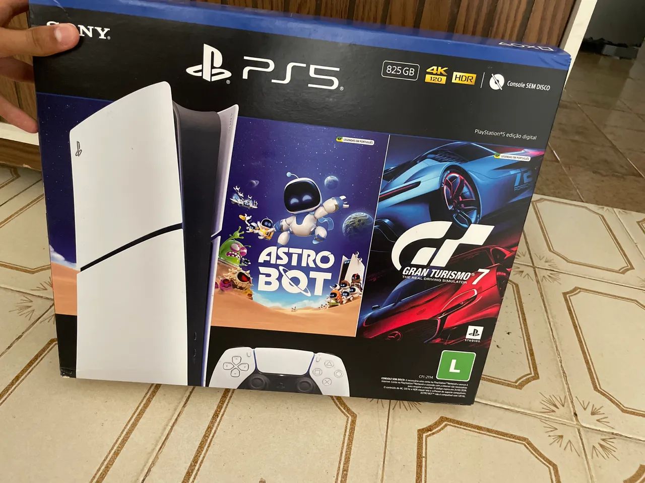     PS5 Slim Edição Digital 825GB | Estado de Novo