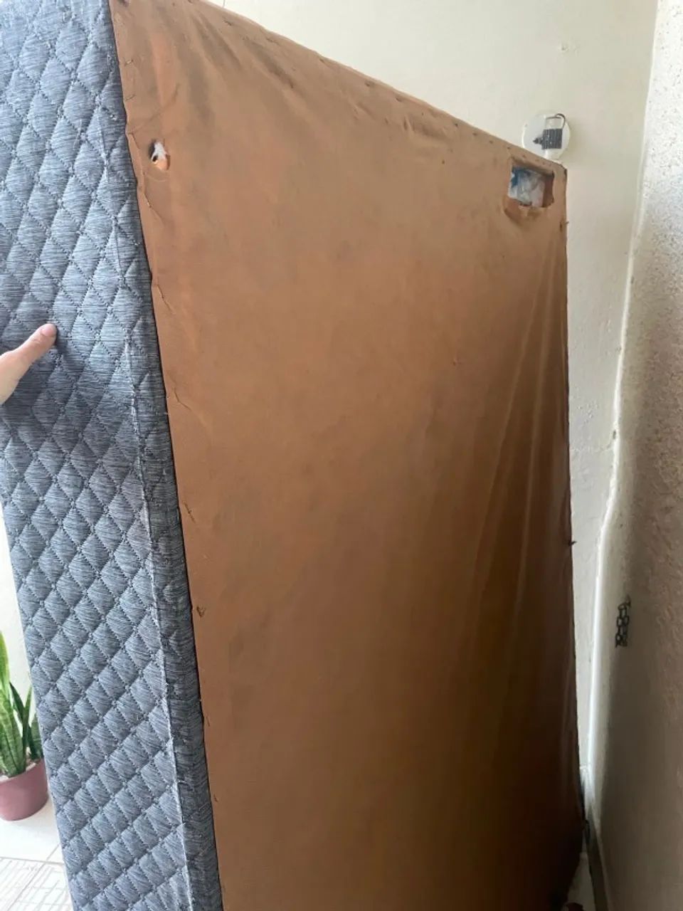 cama box de casal com colchão 