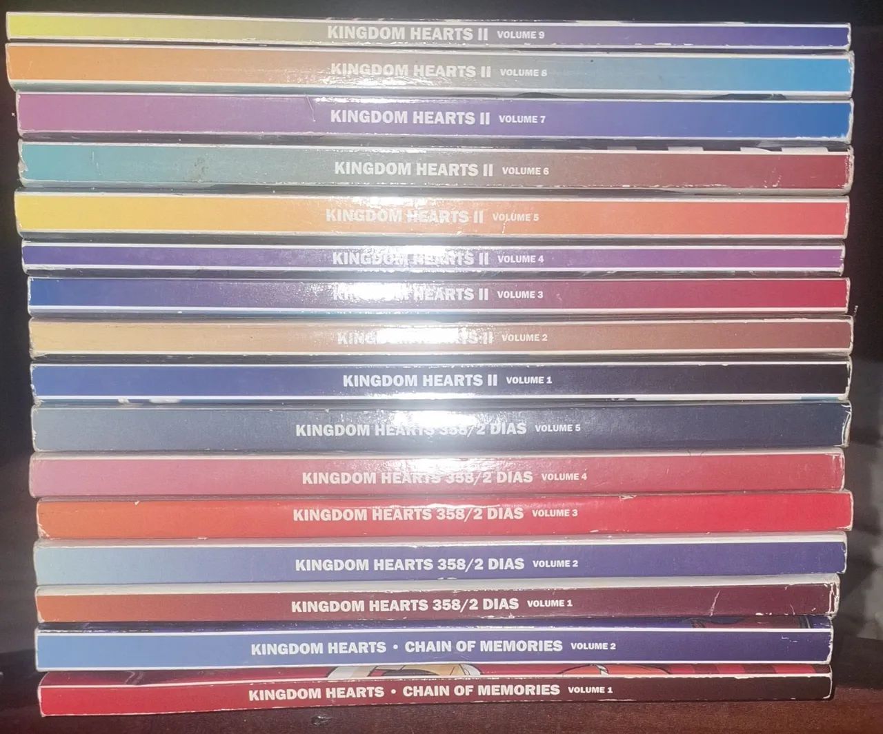 Mangás de kingdom hearts(capa normal)