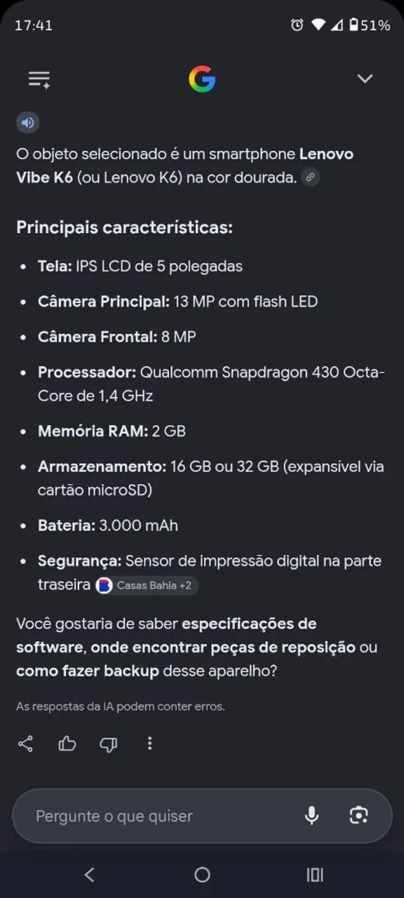 Lenovo Vibe k6 - Foto 5