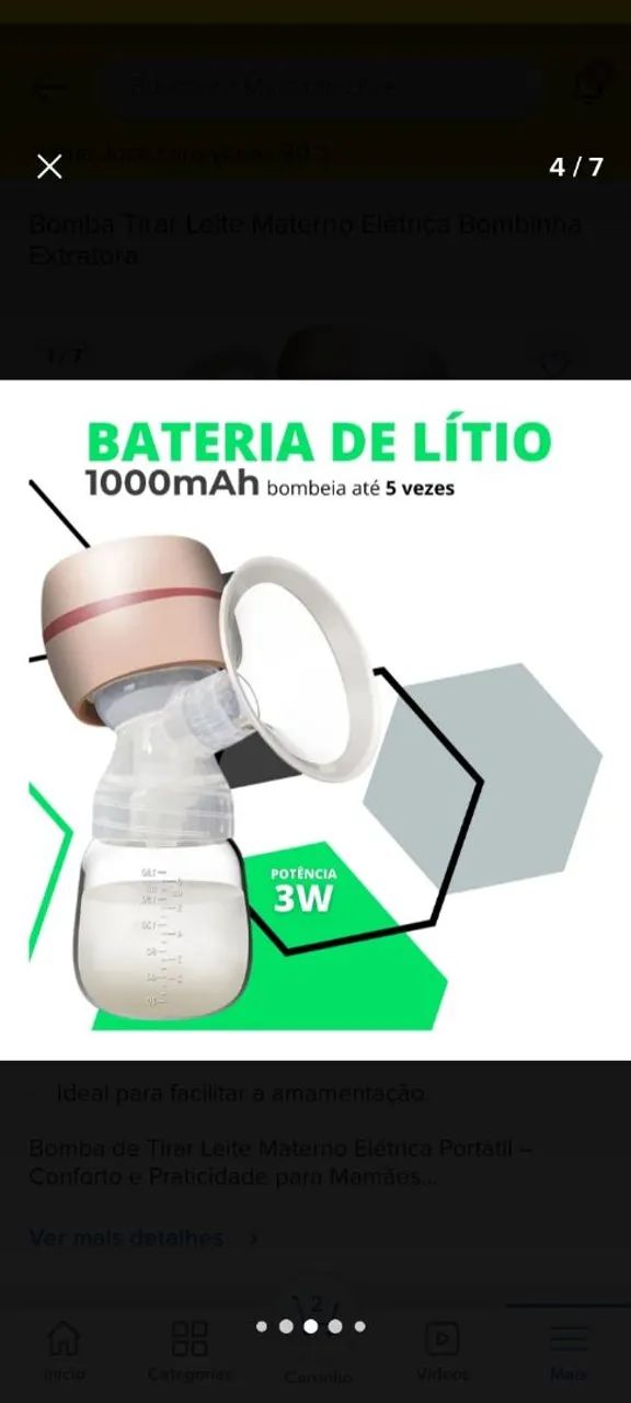 Bomba de tirar leite materno  - Foto 5