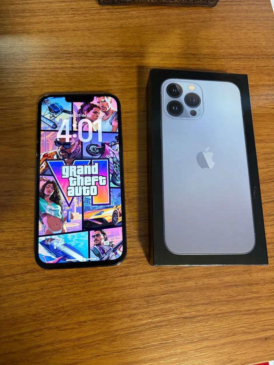 iPhone 13 Pro Max 256GB Azul - Celulares e Smartphones - Parque