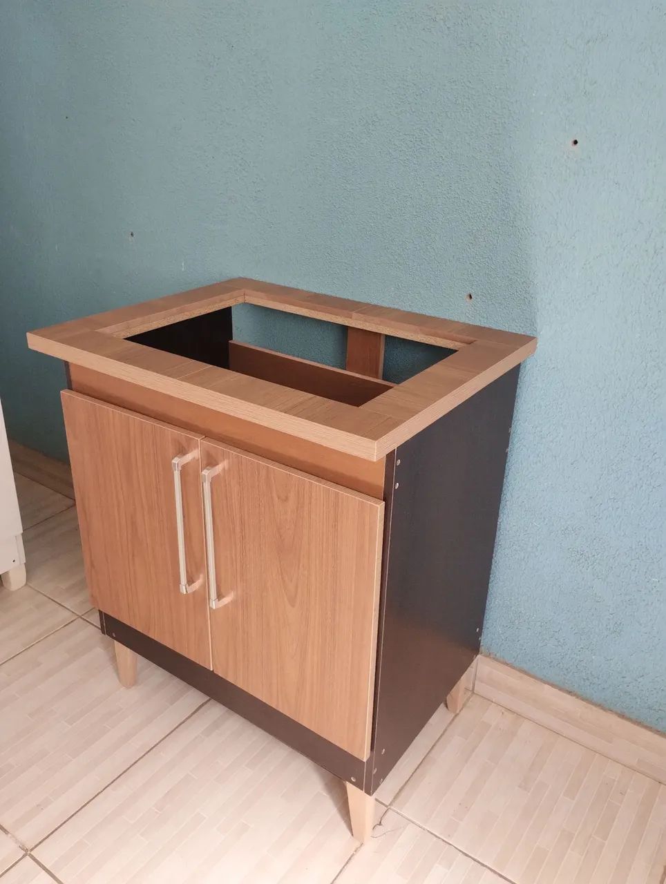Balcão para Cooktop 4 bocas USADO conservado  - Foto 4