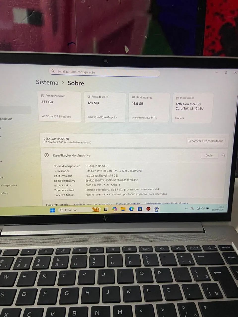 Notebook HP EliteBook - Potência, Elegância e Desempenho! - Foto 4